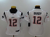 Women Nike New England Patriots #12 Tom Brady White Vapor Untouchable Player Limited Jersey,baseball caps,new era cap wholesale,wholesale hats